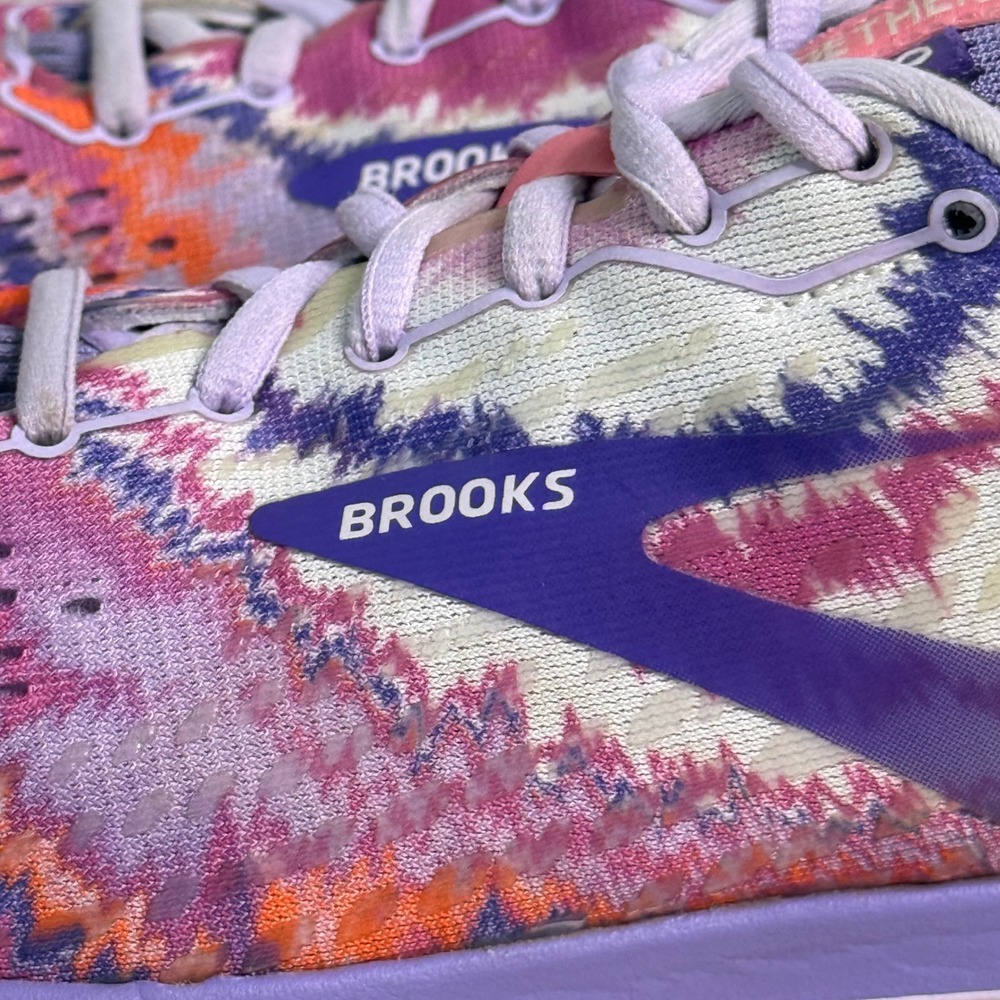 Brooks Ghost 13 Unity Together Purple Pink Running Shoes 1203381B563 Womens 9 - Picture 4 of 16